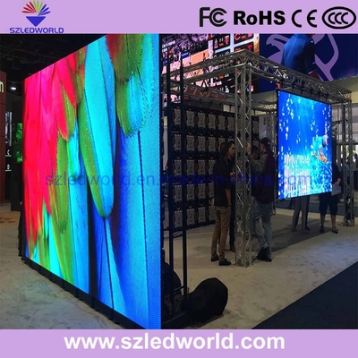 1/16Scan Transparent LED Video Wall 256X128 Seting / 256X64 real Screen Resolution 712 Sqm Pixel Density